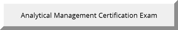 Master Certificate in Analytical Management